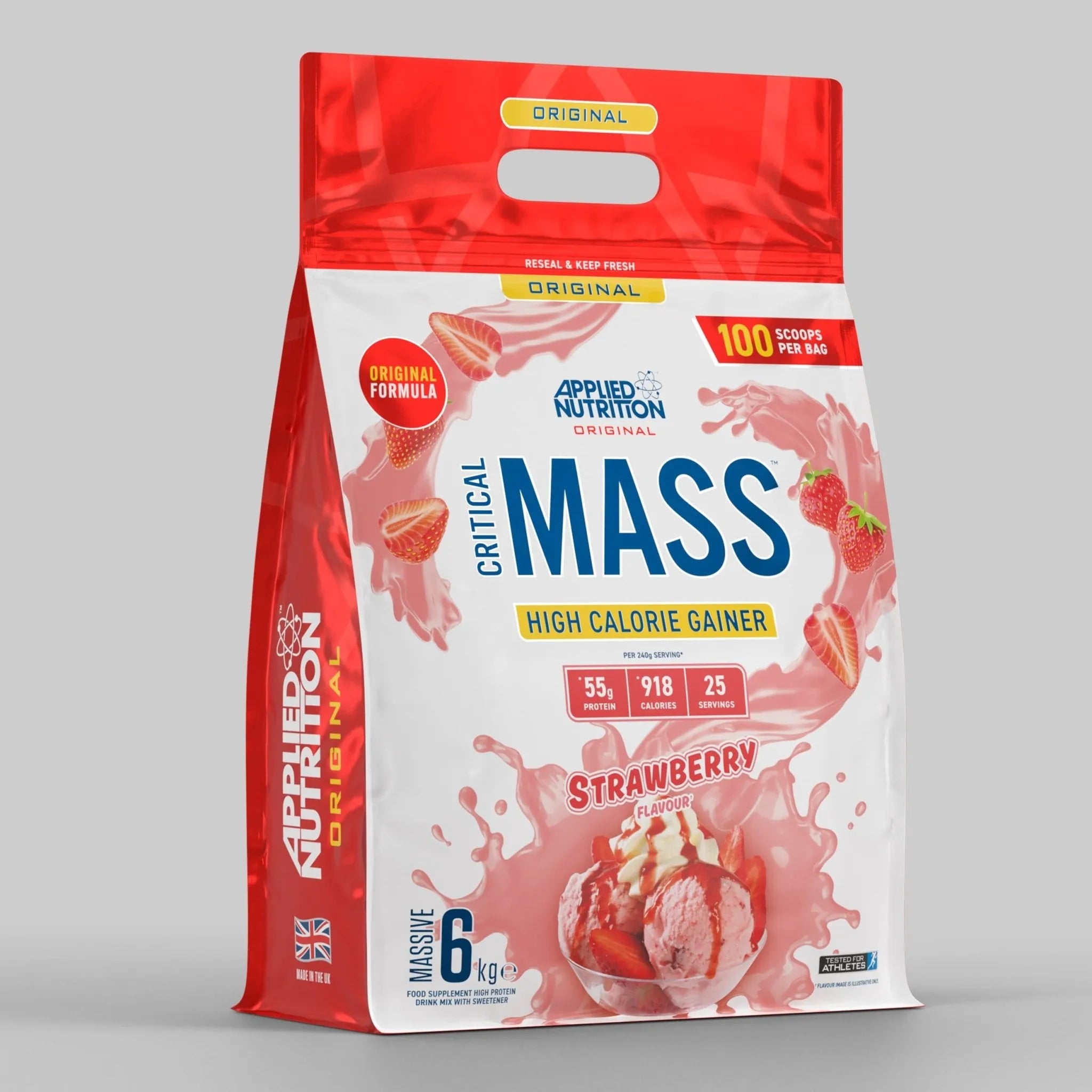 Applied Nutrition Critical Mass Original 6kg High Calorie Gainer (25 Servings)