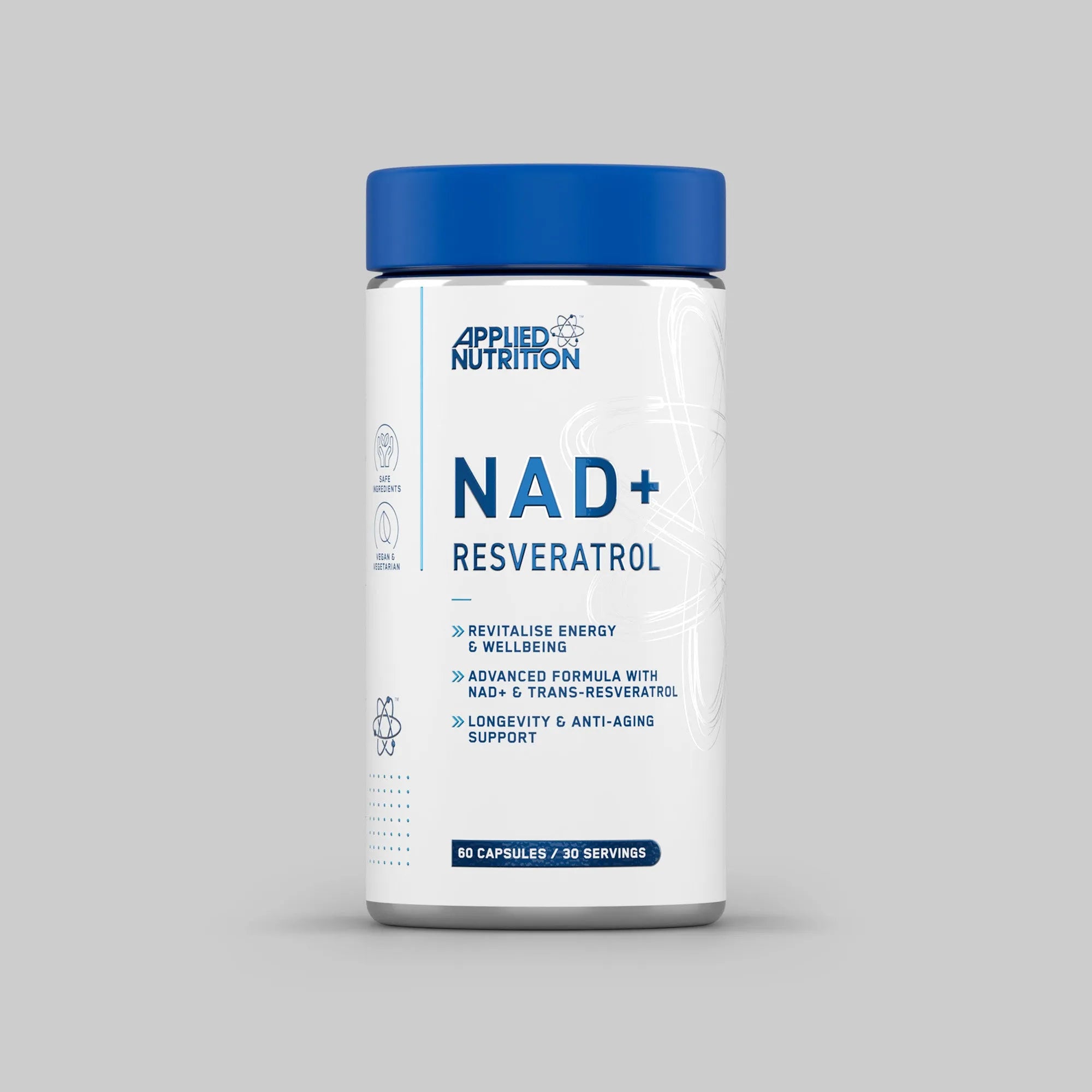 Applied Nutrition NAD+ Resveratrol - 60 Capsules