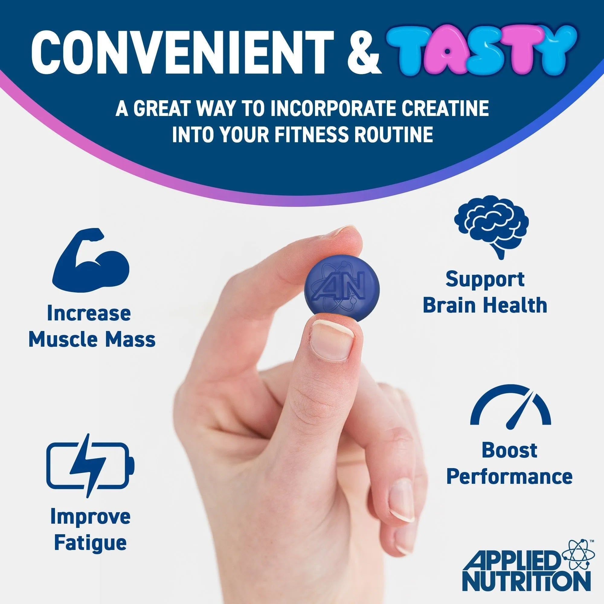 Applied Nutrition Creatine Monohydrate Gummies (20 Servings)