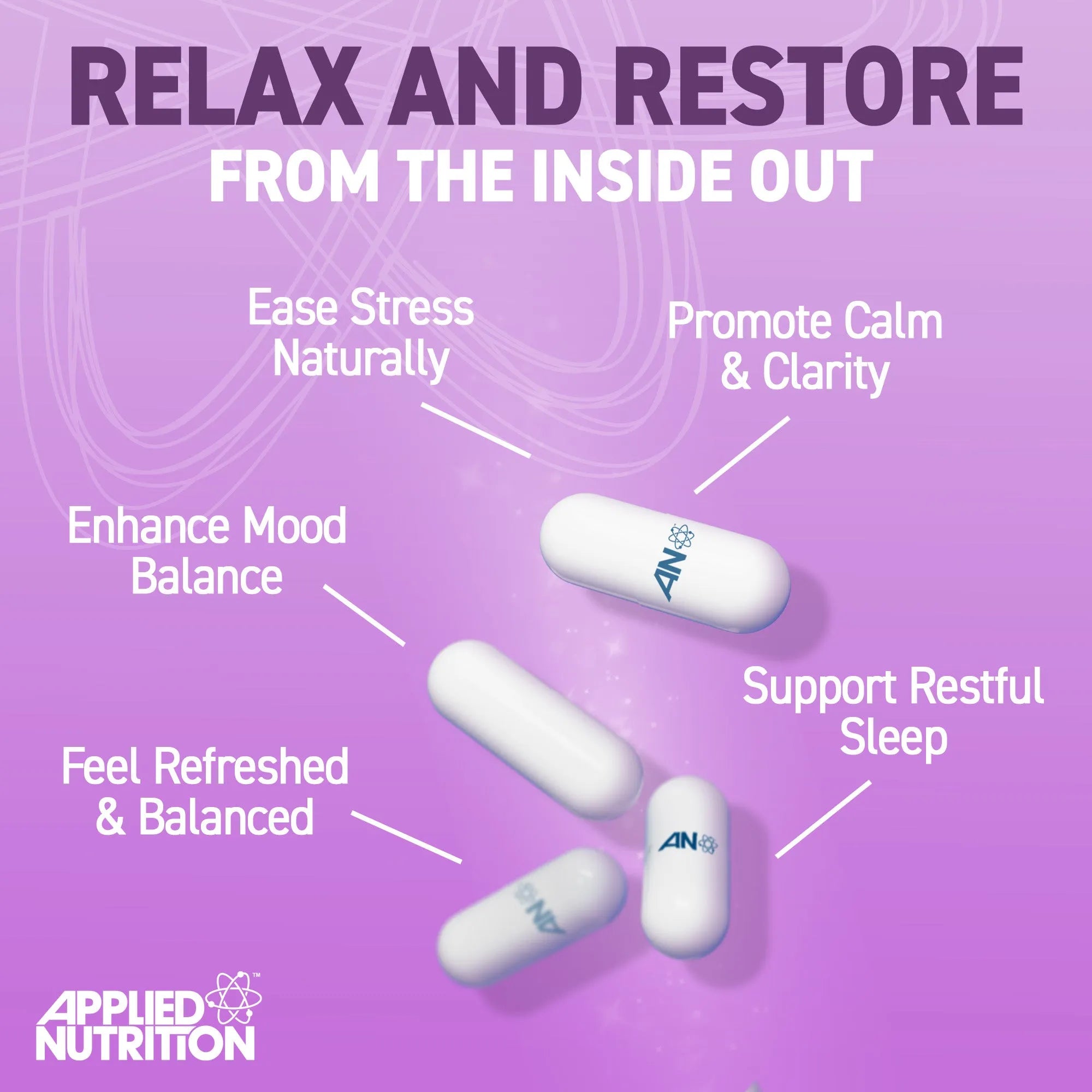 Applied Nutrition Relax & Calm Capsules (60 Capsules)