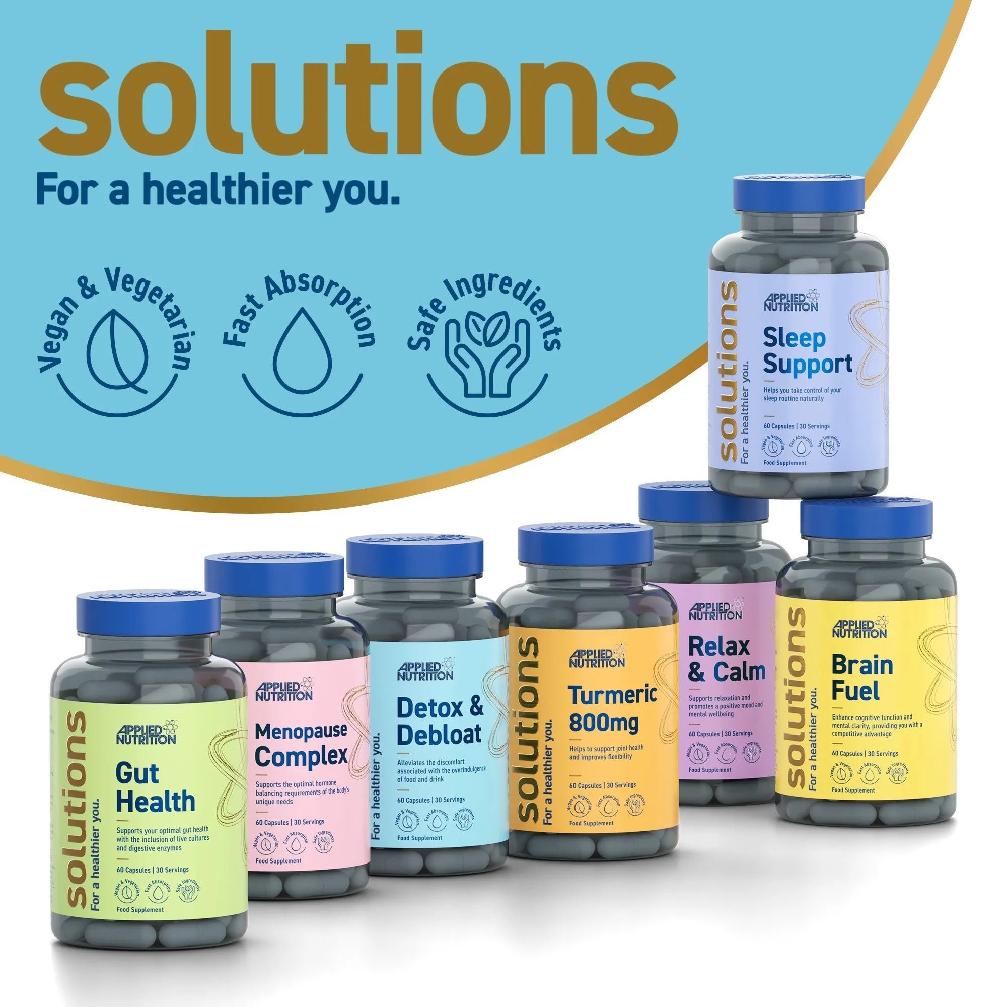Applied Nutrition Detox & Debloat Capsules (60 Capsules)