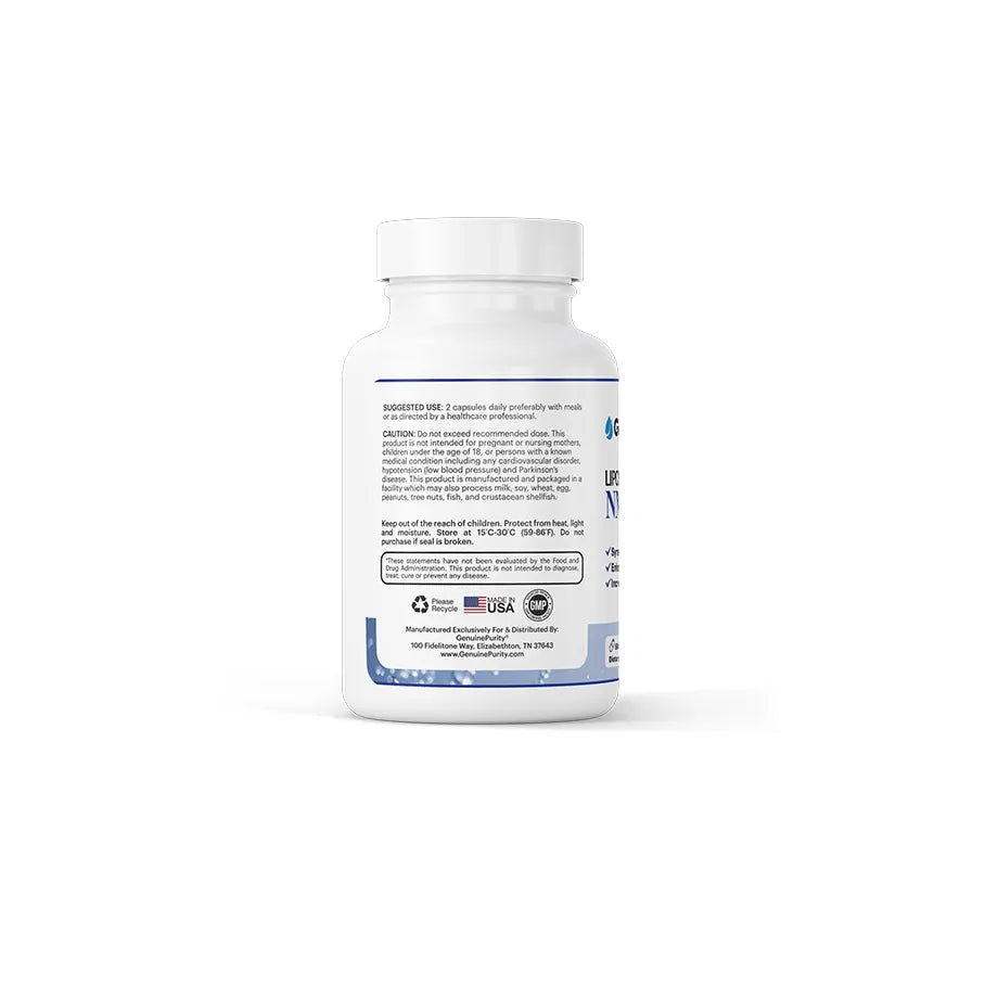 Liposomal NMN + NR (60 Capsules)