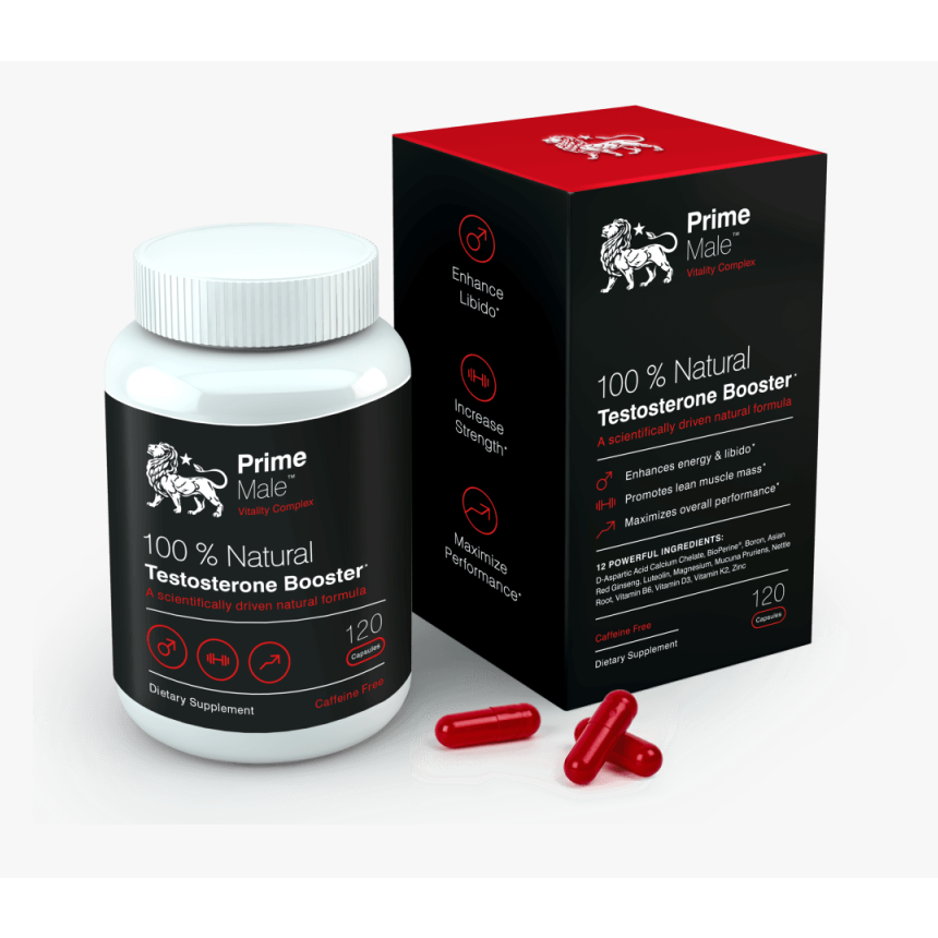Prime Male testosterone support for men over 40 UK