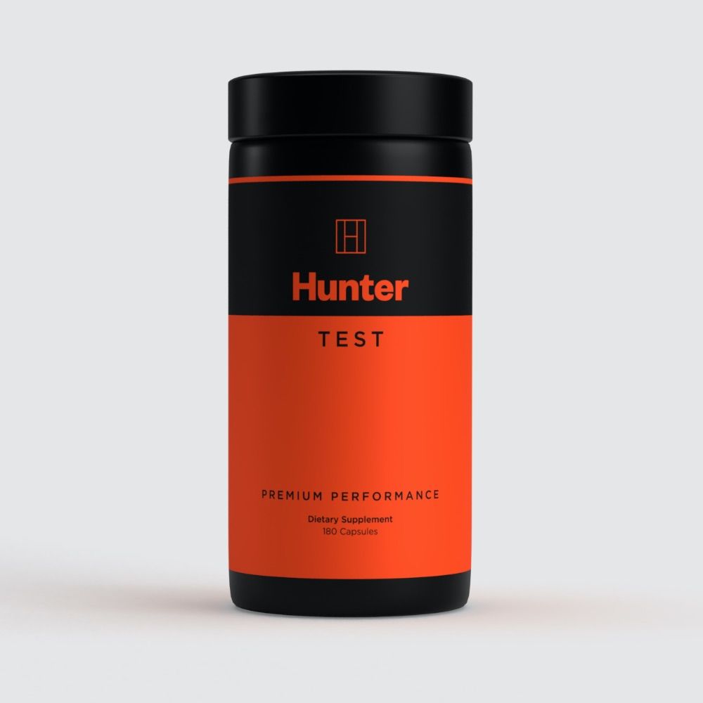 All natural Hunter Test Premium Performance capsules for men’s vitality