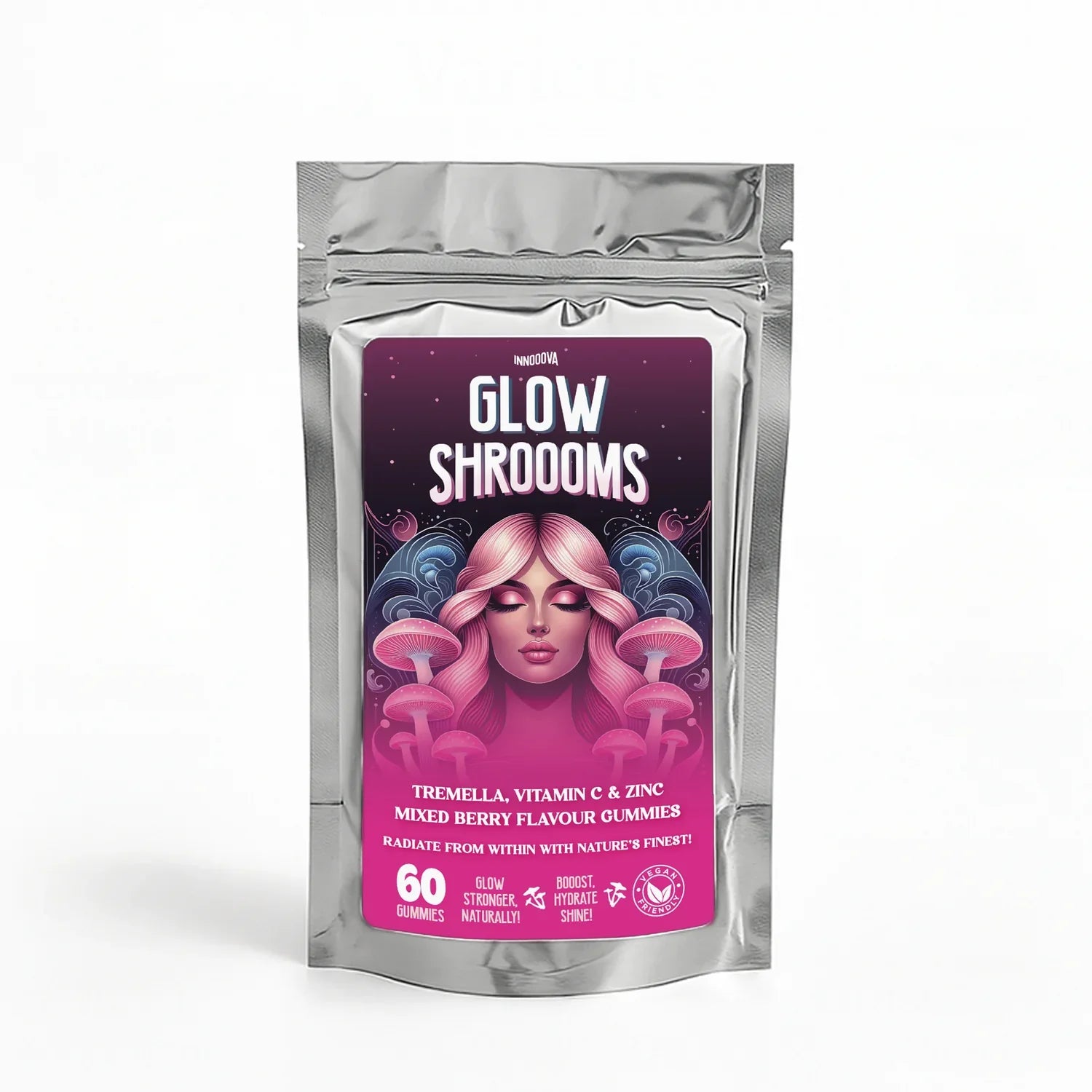 GlowShroooms By Inooova 60 Gummies