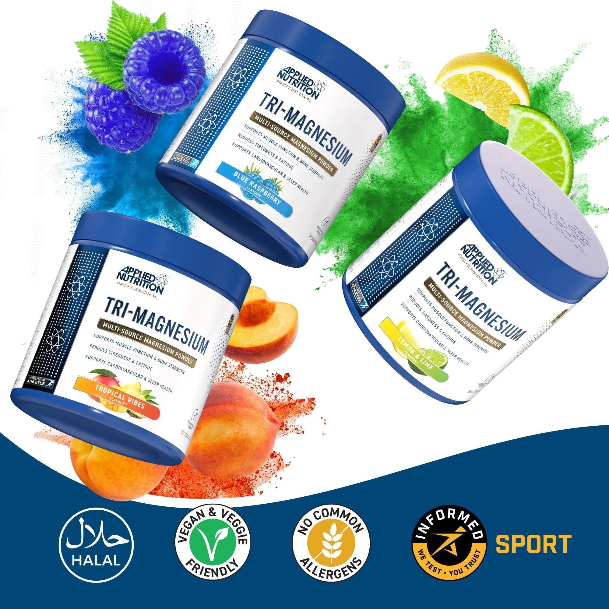 Applied Nutrition Tri-Magnesium Powder - 50 Servings
