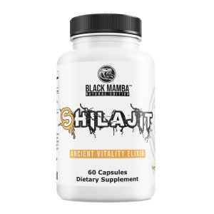 Black Mamba Shilajit Capsules – 1000mg High-Potency Extract