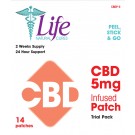 Life Natural Cures CBD 5mg Infused Trial Patch